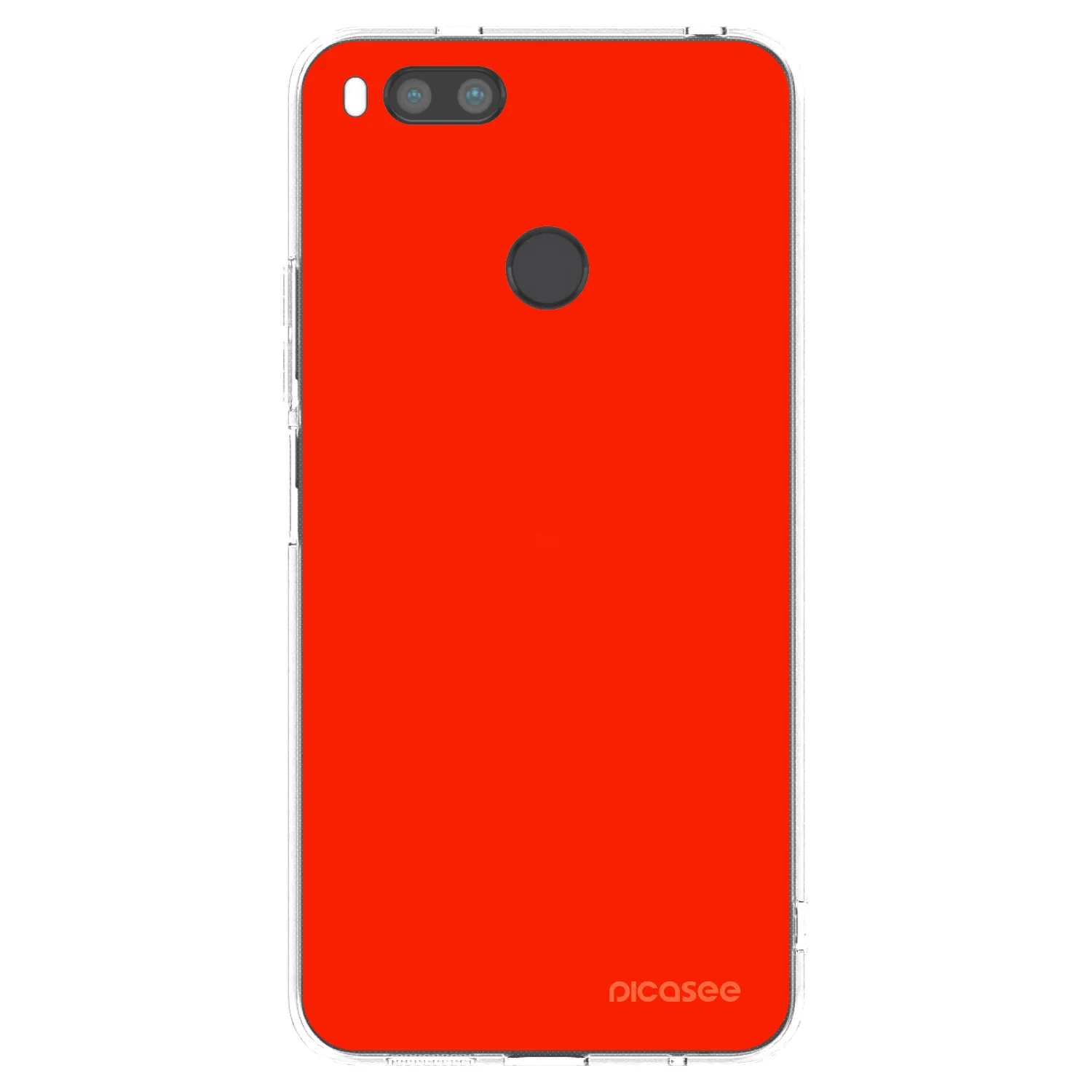 Picasee Xiaomi Redmi A1 Hülle - Transparentes Silikon - Maranello Red