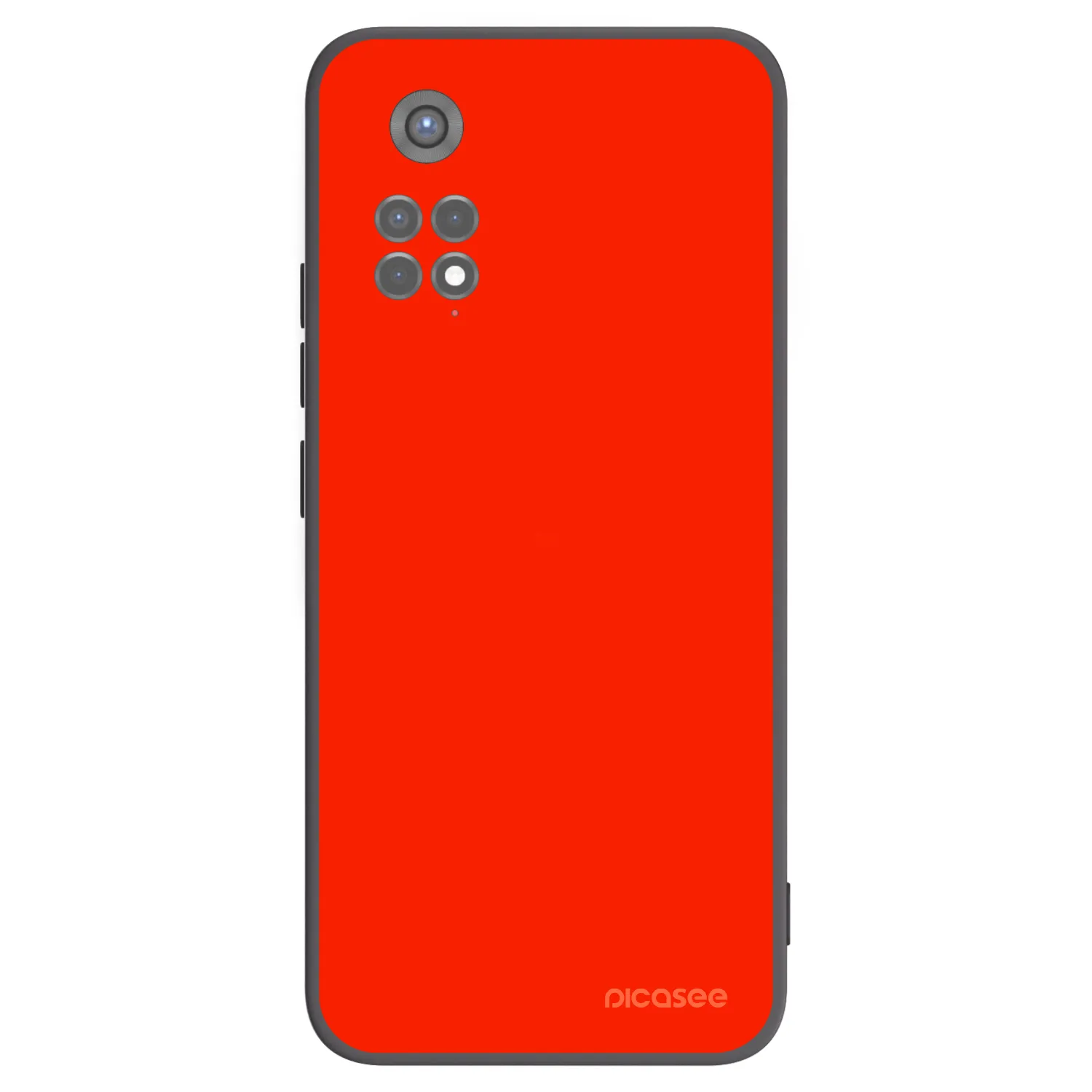 Picasee Xiaomi Redmi Note 11S 5G Hülle - Schwarzes Silikon - Maranello Red
