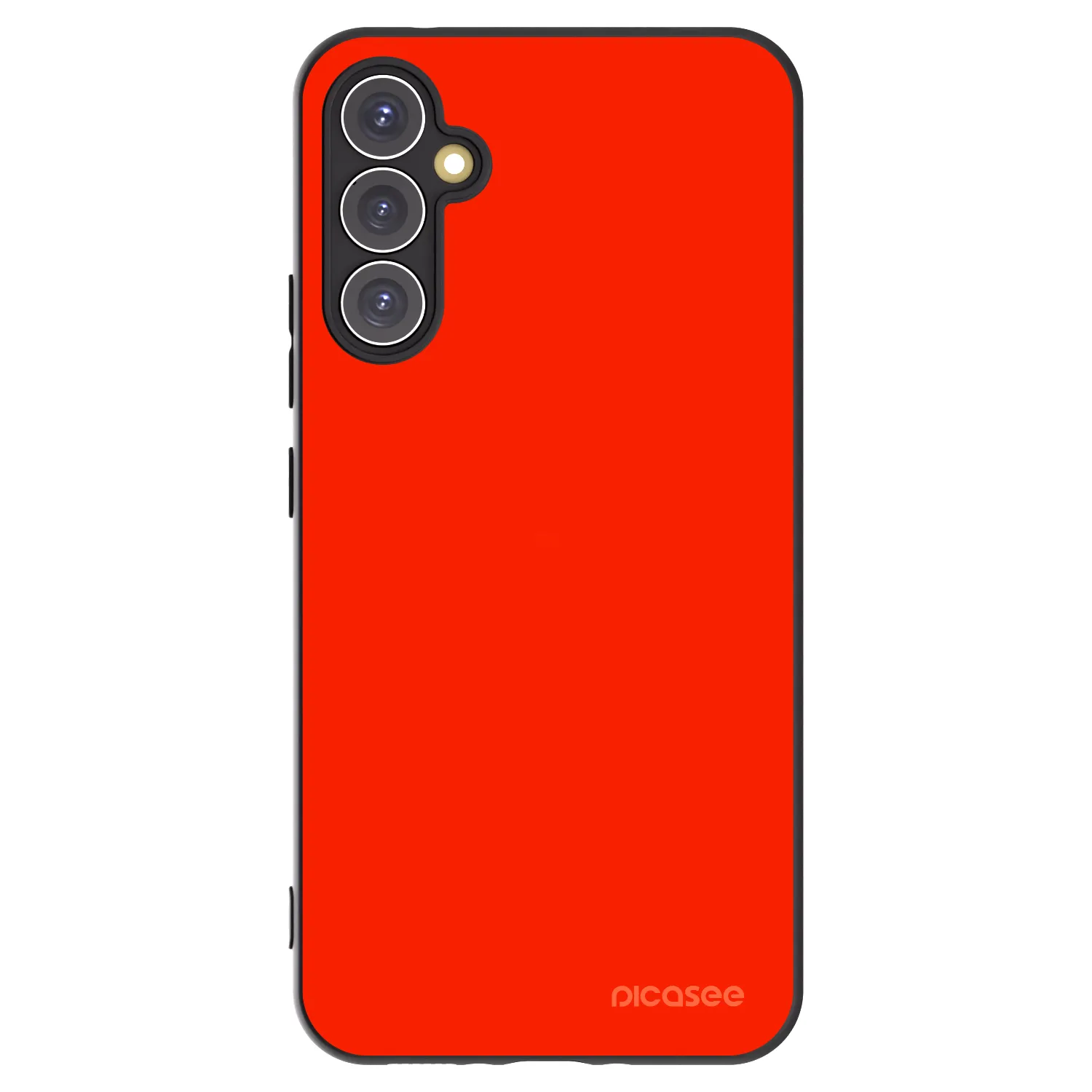 Picasee Samsung Galaxy A34 5G A346B Hülle - Schwarzes Silikon - Maranello Red