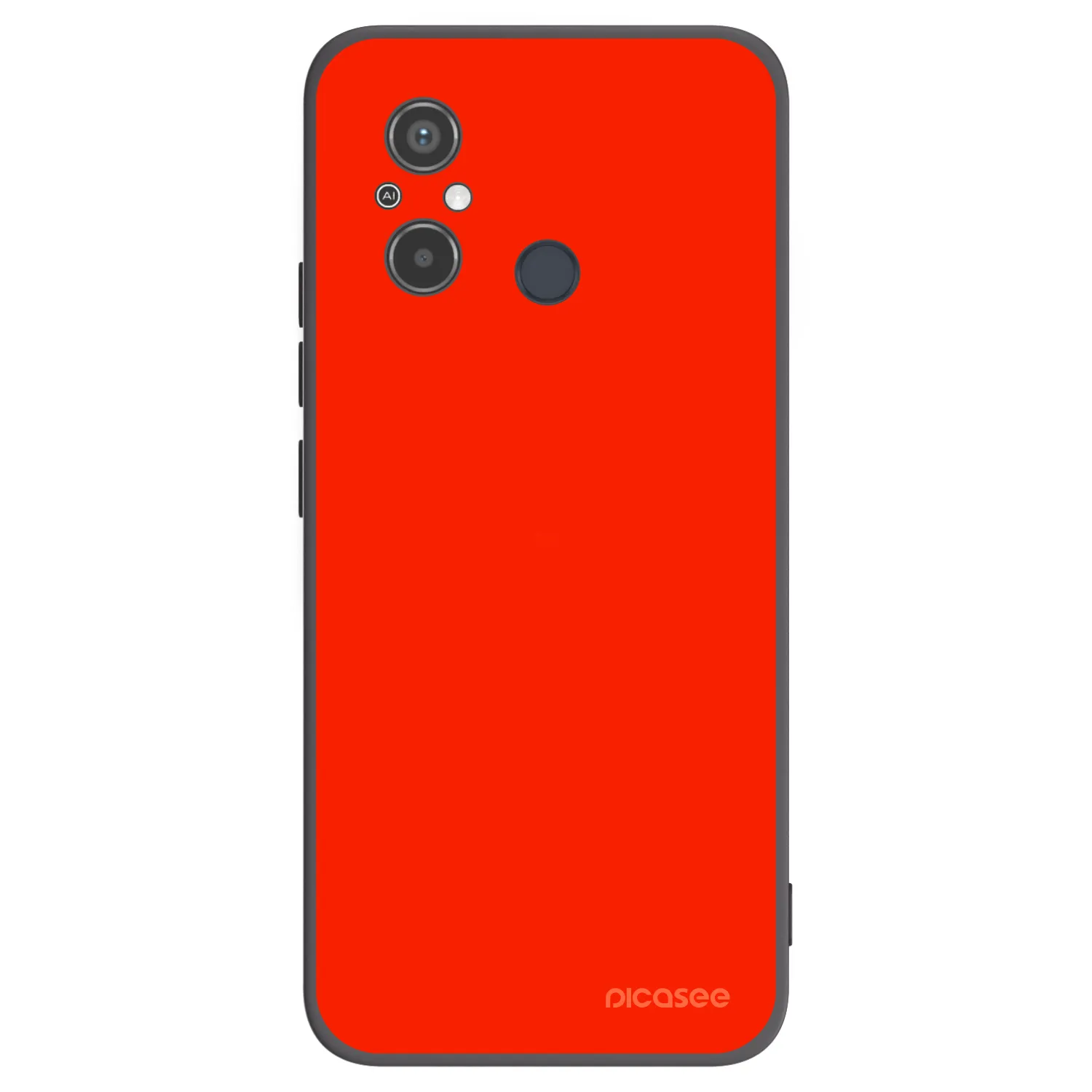 Picasee Xiaomi Redmi 12C Hülle - Schwarzes Silikon - Maranello Red