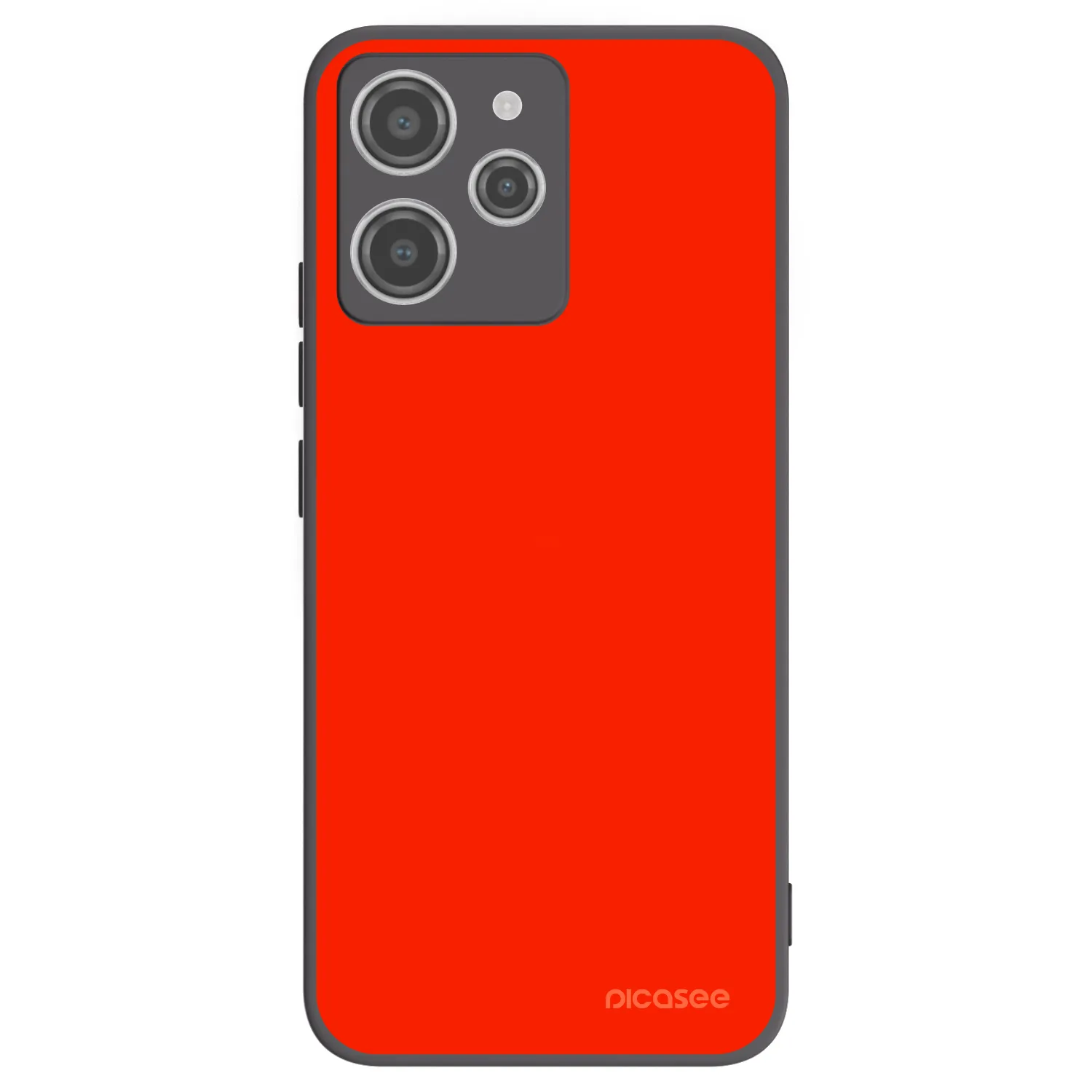 Picasee Xiaomi Redmi 12 4G Hülle - Schwarzes Silikon - Maranello Red