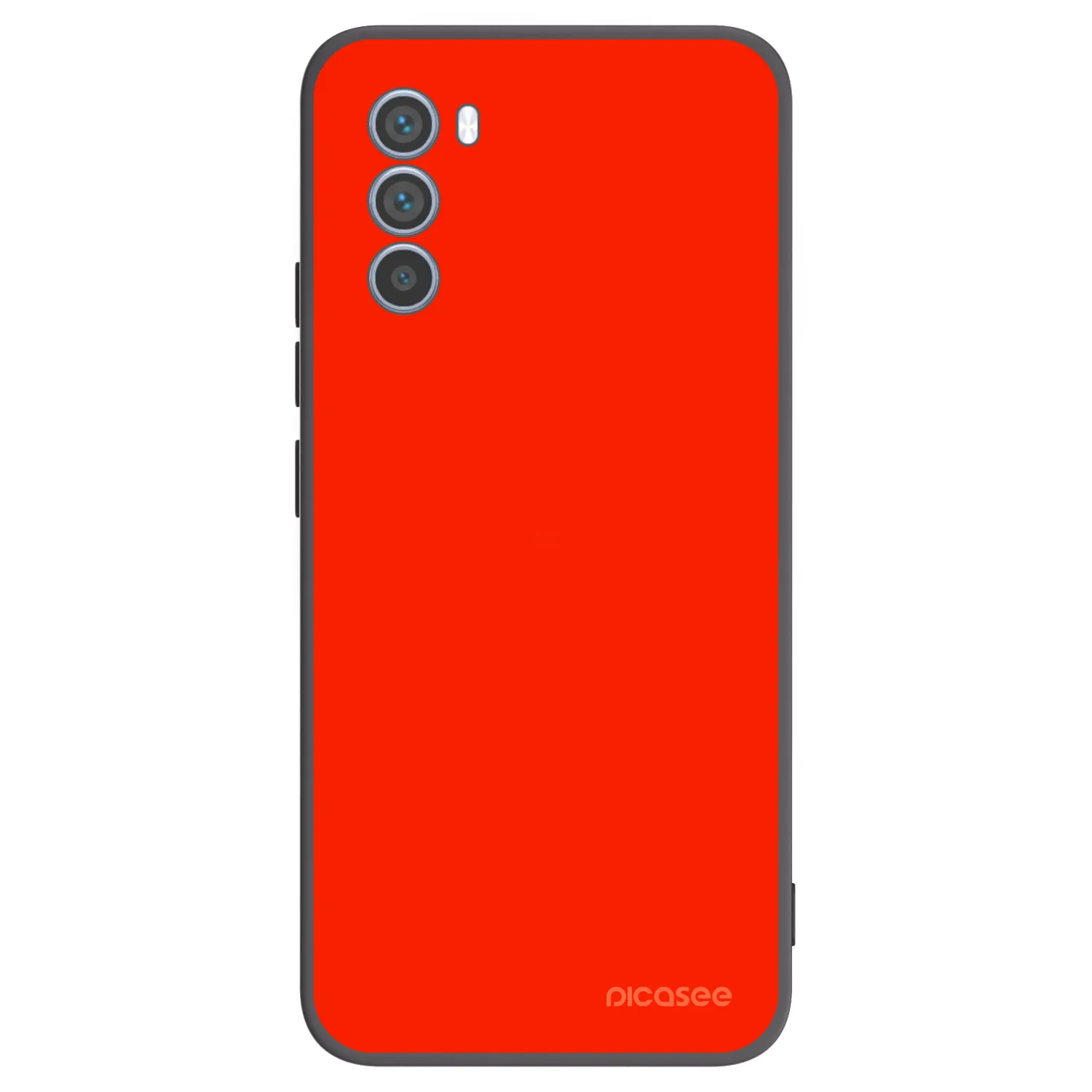 Picasee Motorola Moto G62 Hülle - Schwarzes Silikon - Maranello Red