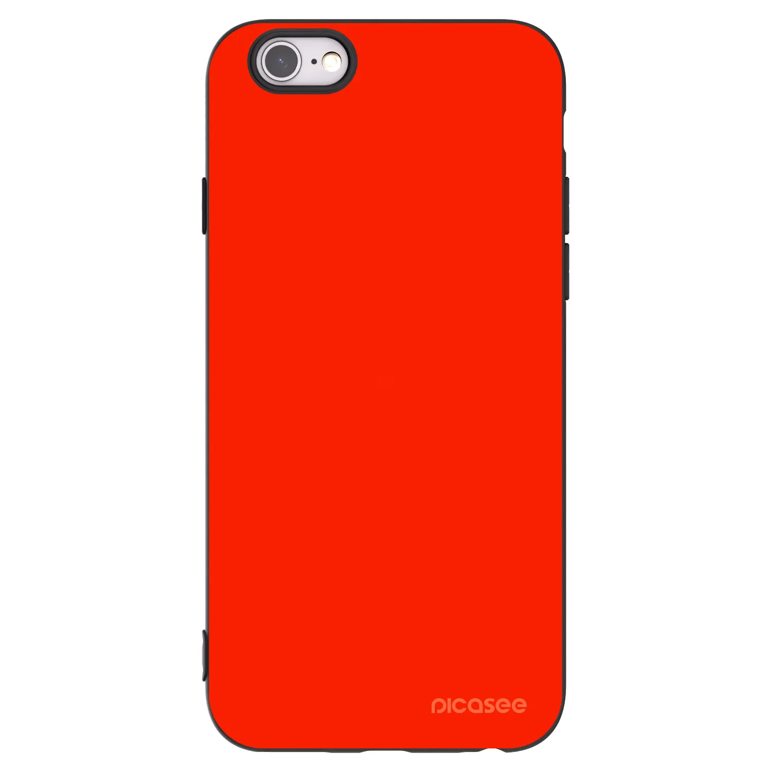 Picasee Apple iPhone 6/6S Hülle - Schwarzes Silikon - Maranello Red