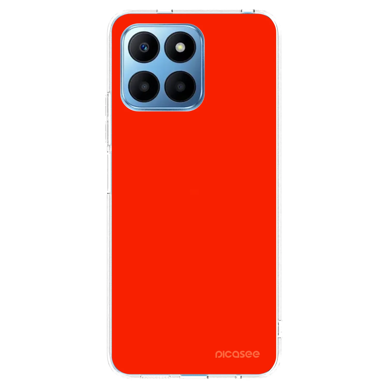 Picasee Honor 70 Lite Hülle - Transparentes Silikon - Maranello Red