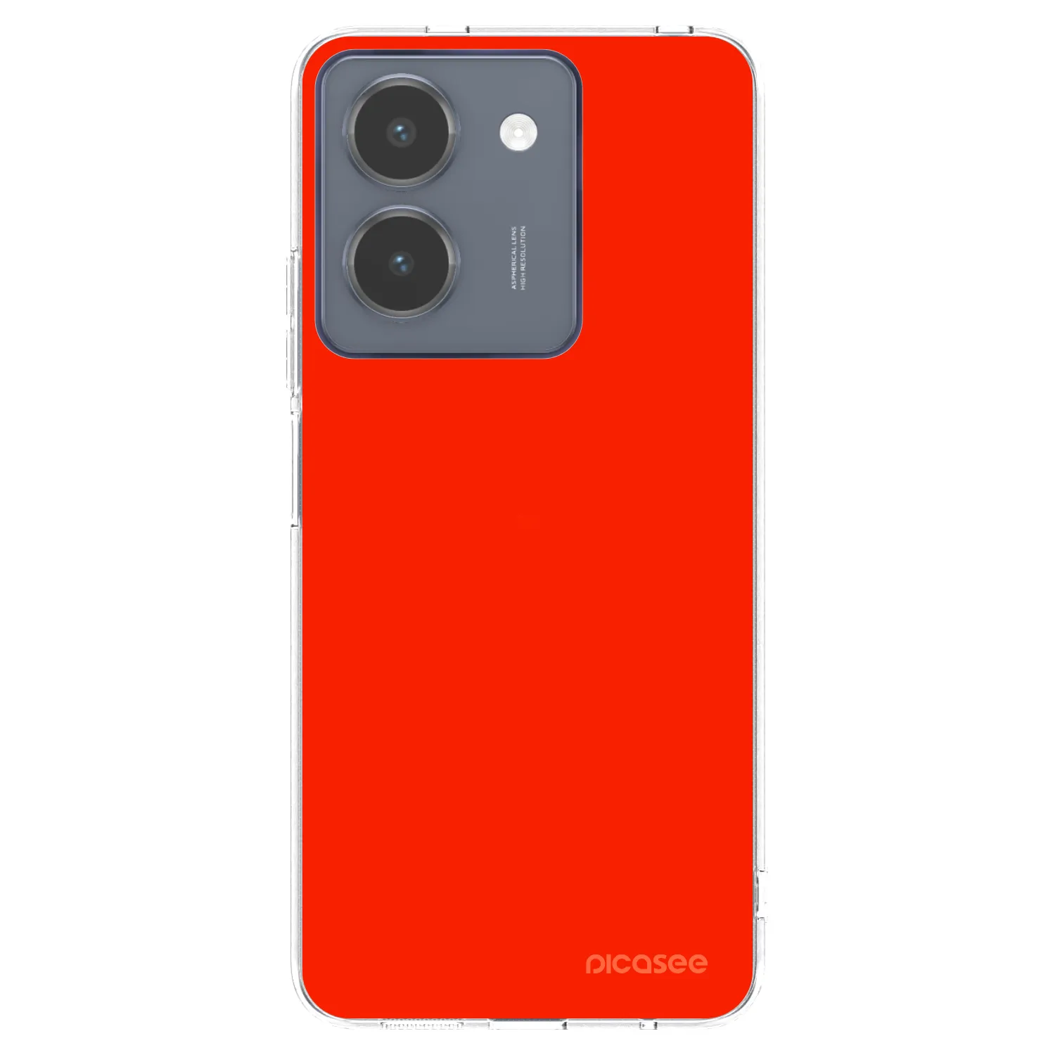 Picasee Vivo Y36 4G Hülle - Transparentes Silikon - Maranello Red