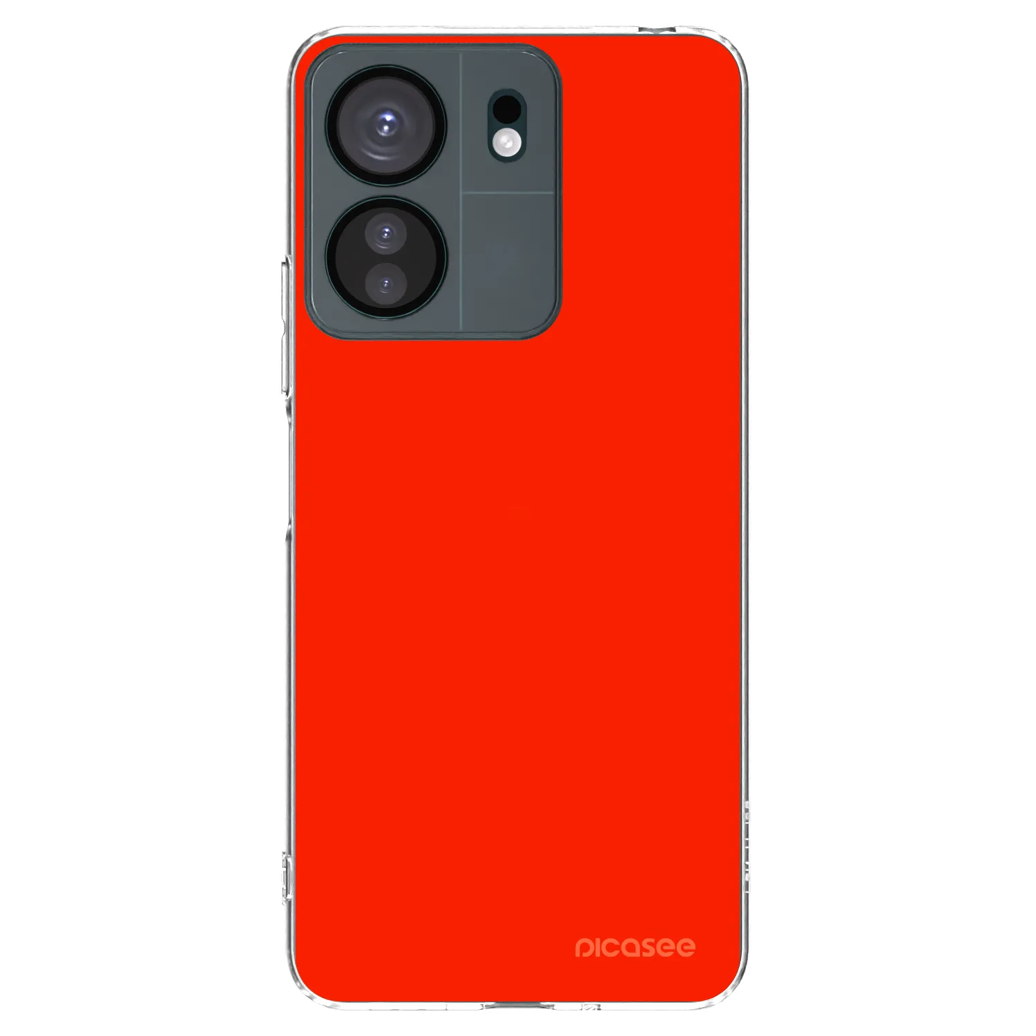 Picasee Xiaomi Redmi 13C 4G Hülle - Transparentes Silikon - Maranello Red