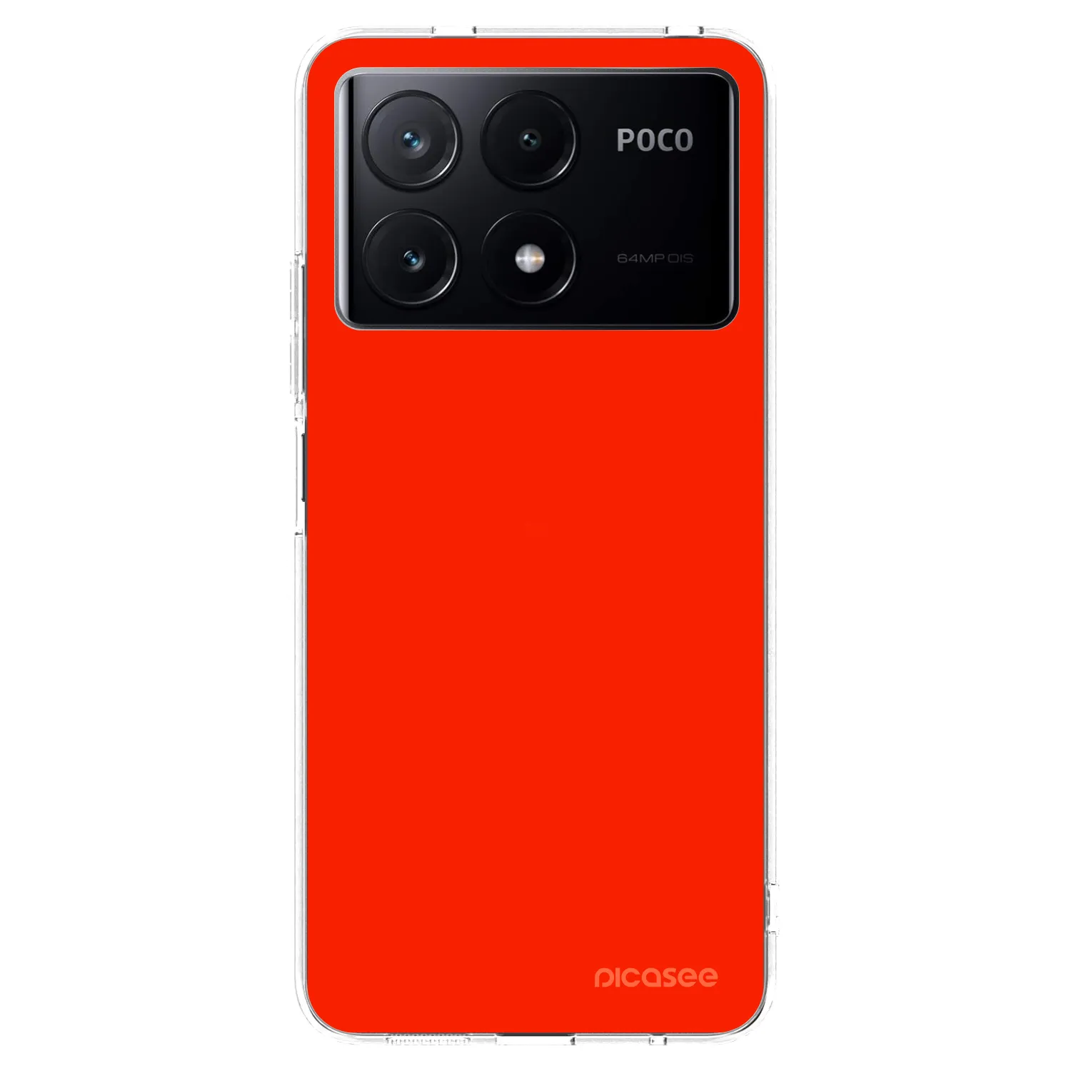 Picasee Xiaomi Poco X6 Pro Hülle - Transparentes Silikon - Maranello Red