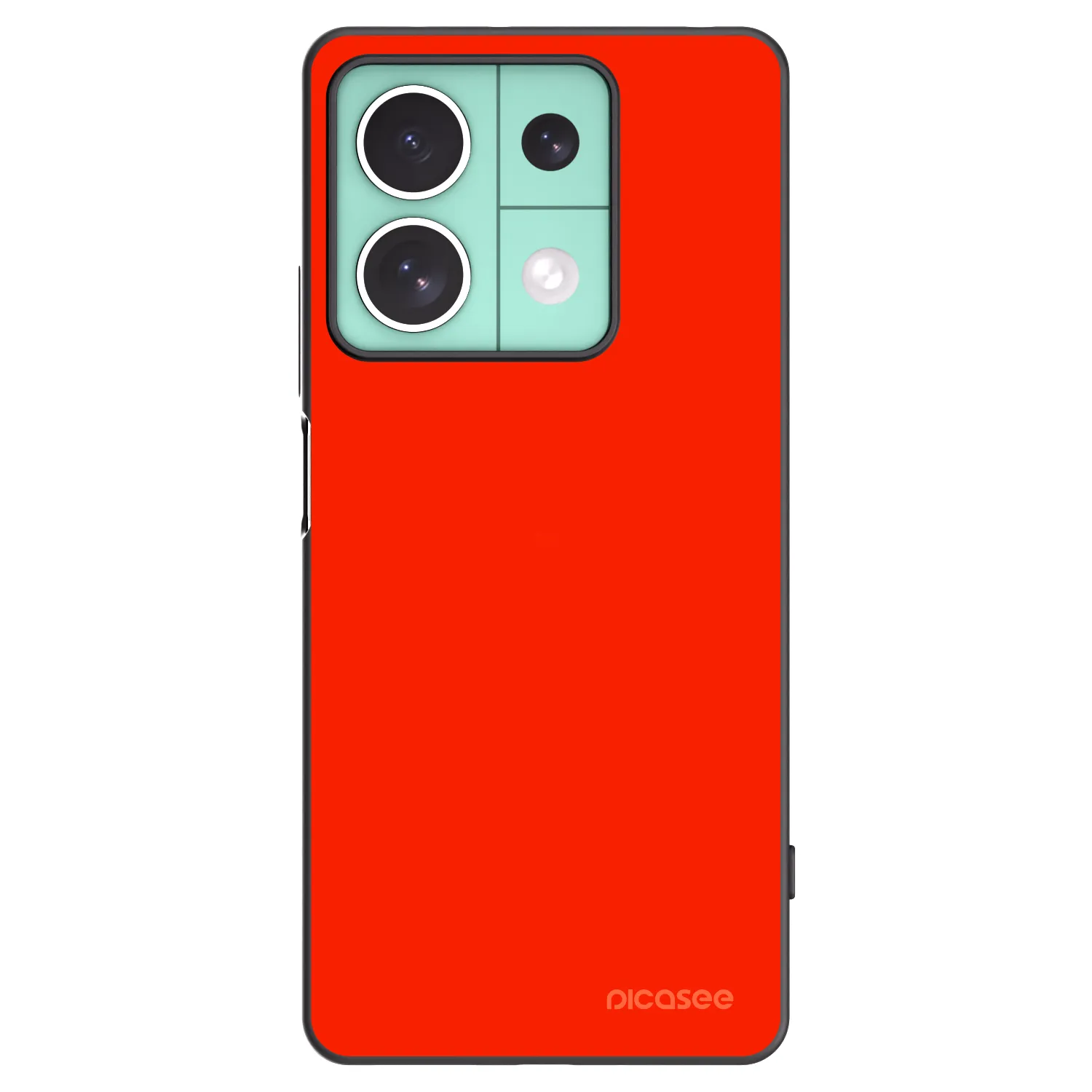 Picasee Xiaomi Redmi Note 13 5G Hülle - Schwarzes Silikon - Maranello Red