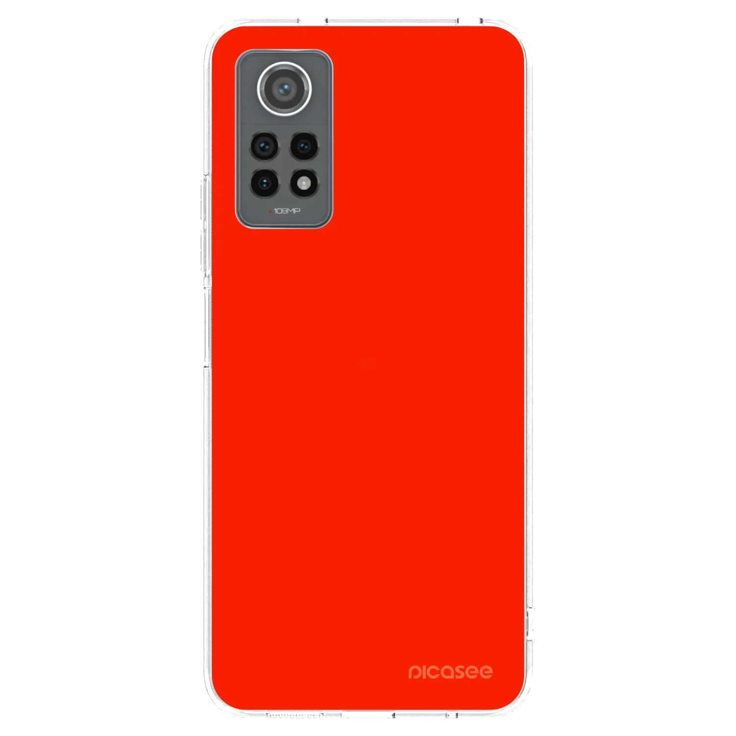Picasee Xiaomi Redmi Note 12 Pro 4G Hülle - Transparentes Silikon - Maranello Red