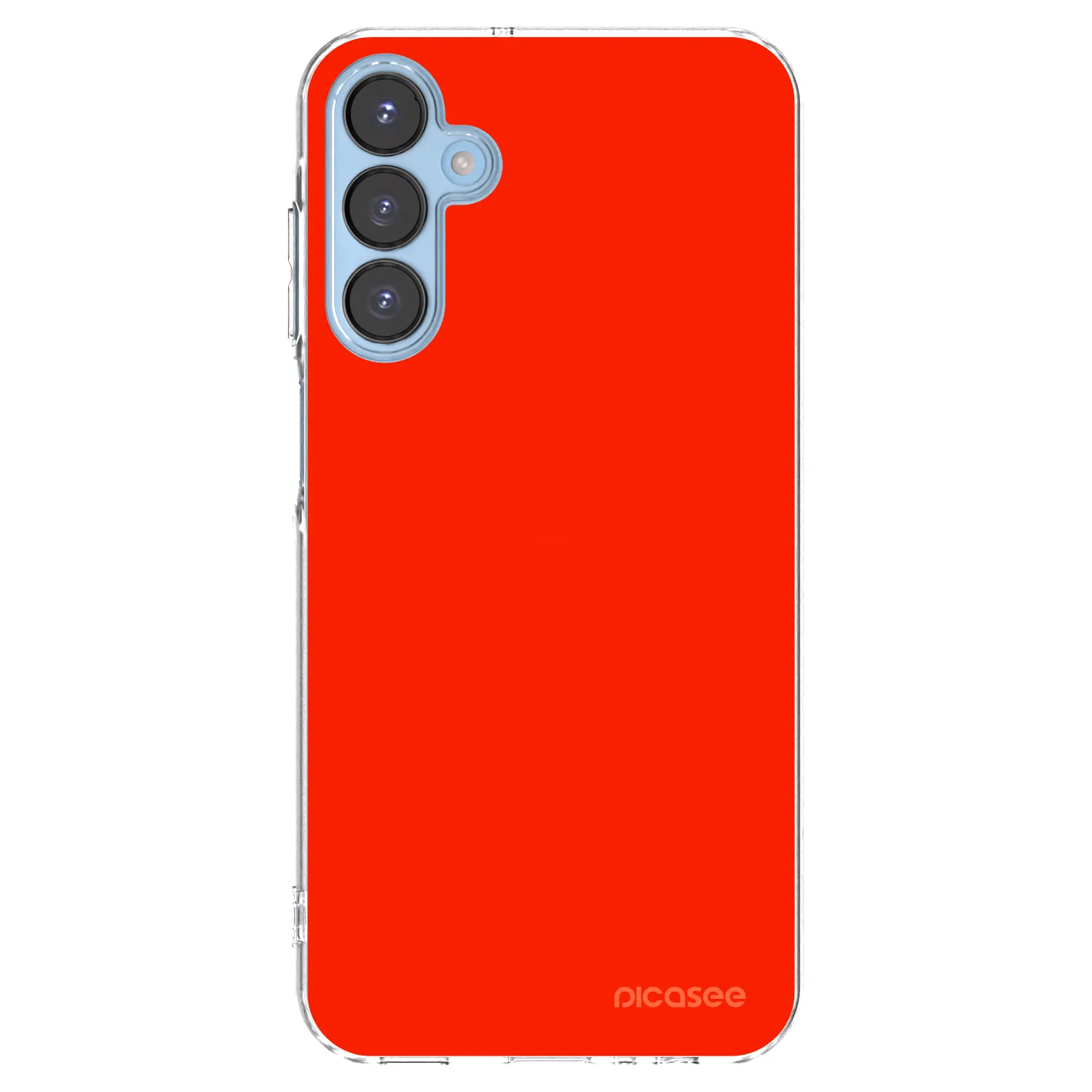 Picasee Samsung Galaxy A15 A156B 5G Hülle - Transparentes Silikon - Maranello Red
