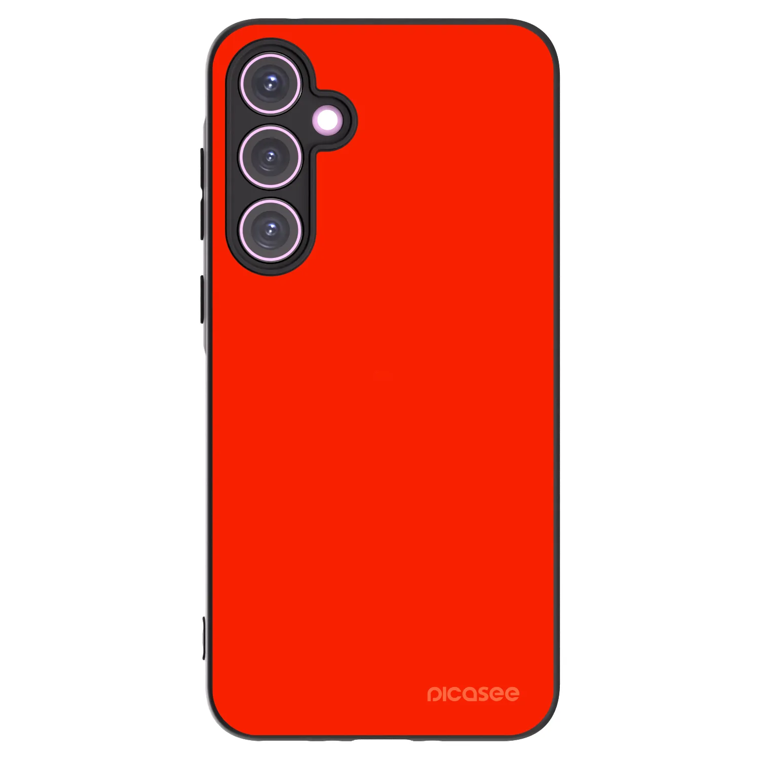 Picasee Samsung Galaxy A35 5G A356B Hülle - Schwarzes Silikon - Maranello Red