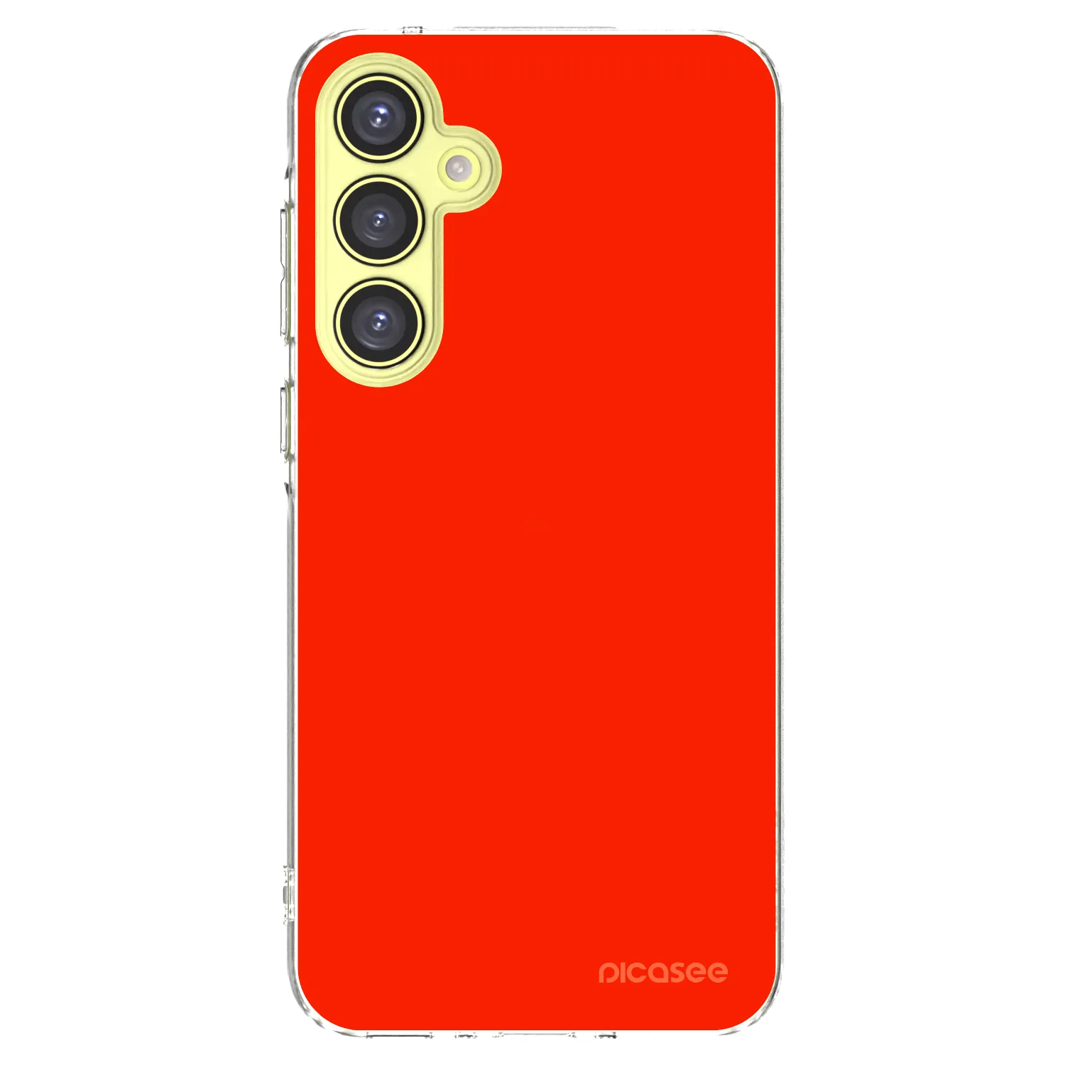 Picasee Samsung Galaxy A35 5G A356B Hülle - Transparentes Silikon - Maranello Red