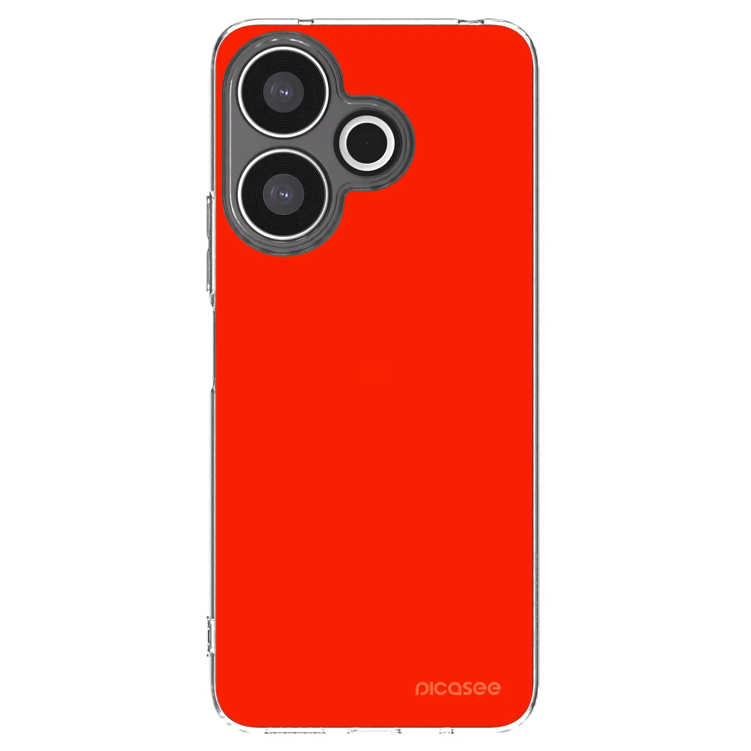 Picasee Xiaomi Redmi 13 4G Hülle - Transparentes Silikon - Maranello Red