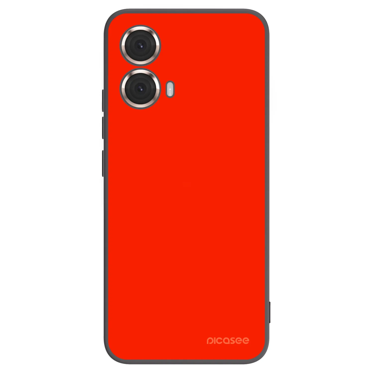 Picasee Motorola Moto G85 Hülle - Schwarzes Silikon - Maranello Red