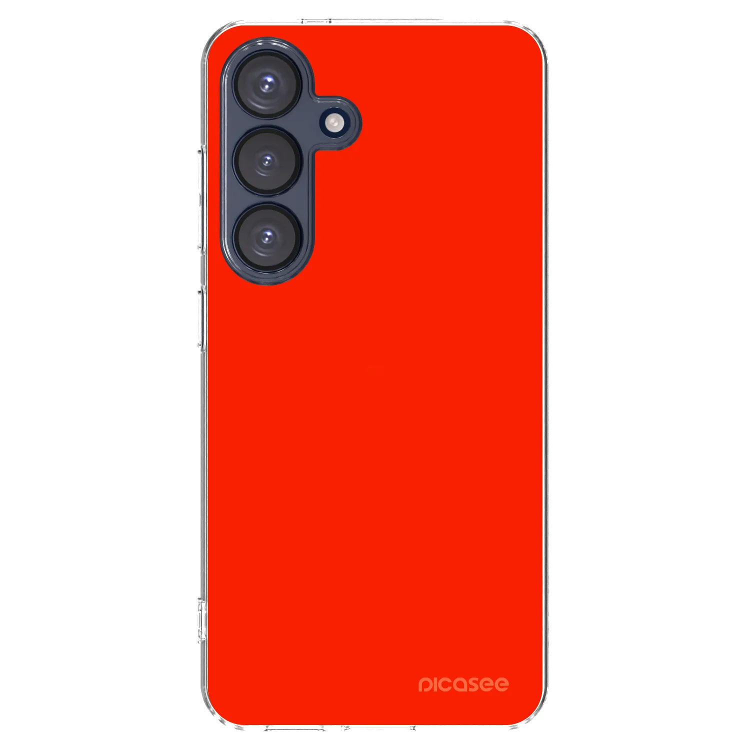 Picasee Samsung Galaxy S25 5G Hülle - Transparentes Silikon - Maranello Red