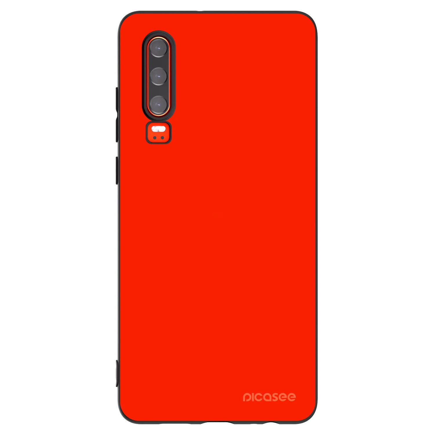 Picasee Huawei P30 Hülle - Schwarzes Silikon - Maranello Red