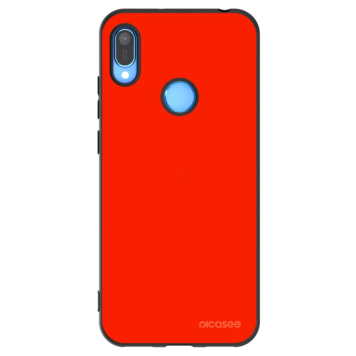 Picasee Huawei Y6 2019 Hülle - Schwarzes Silikon - Maranello Red