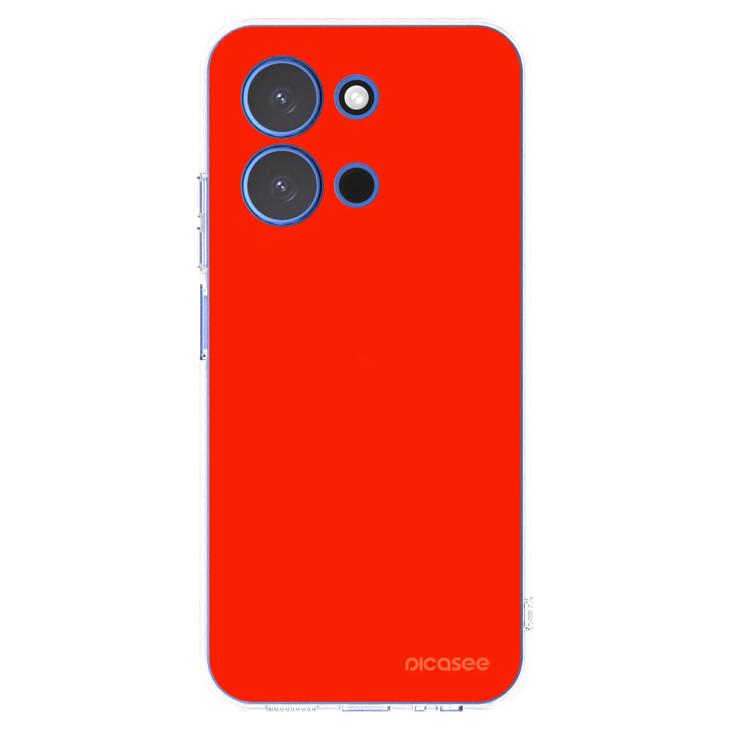 Picasee Xiaomi Redmi 15C 4G Hülle - Transparentes Silikon - Maranello Red