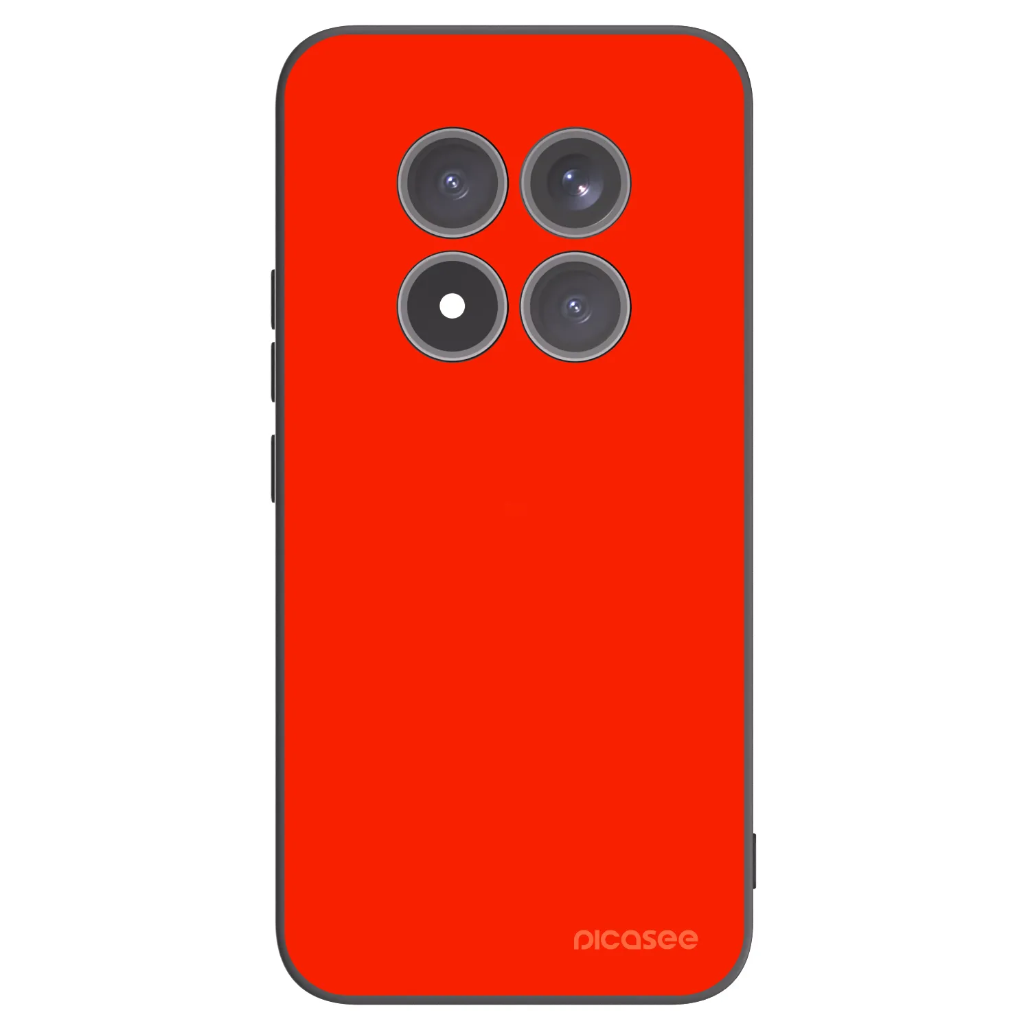 Picasee Xiaomi Redmi Note 15 Pro+ Hülle - Schwarzes Silikon - Maranello Red