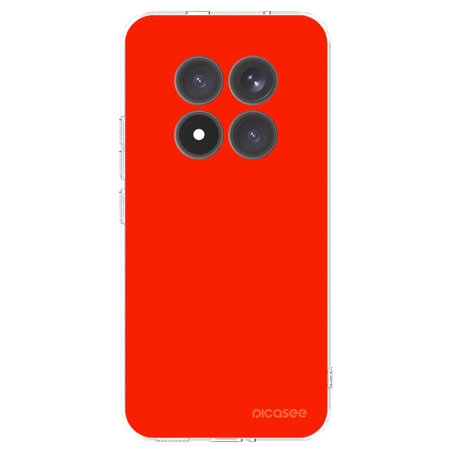 Picasee Xiaomi Redmi Note 15 Pro+ Hülle - Transparentes Silikon - Maranello Red