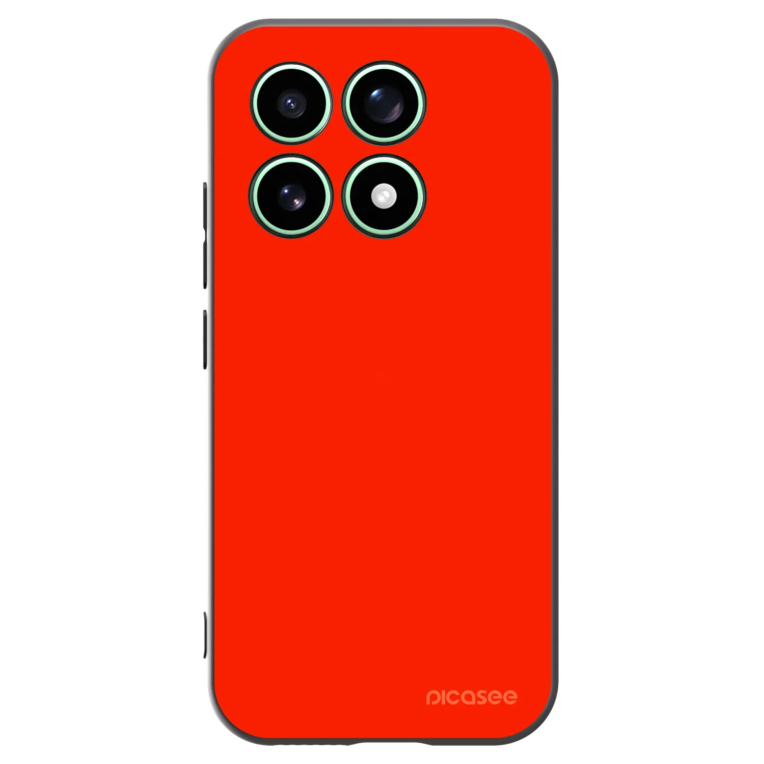 Picasee Xiaomi 17 Hülle - Schwarzes Silikon - Maranello Red