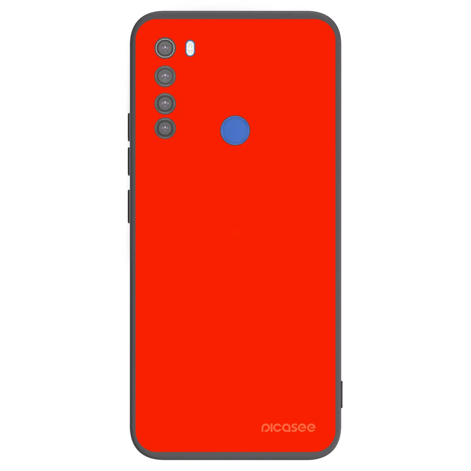 Picasee Xiaomi Redmi Note 8T Hülle - Schwarzes Silikon - Maranello Red