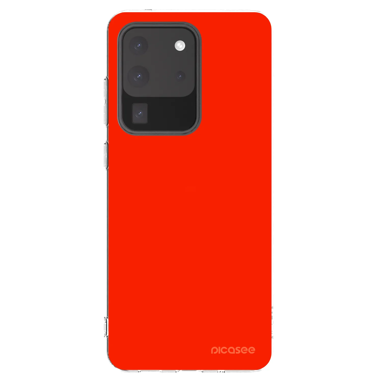 Picasee Samsung Galaxy S20 Ultra 5G G988F Hülle - Transparentes Silikon - Maranello Red