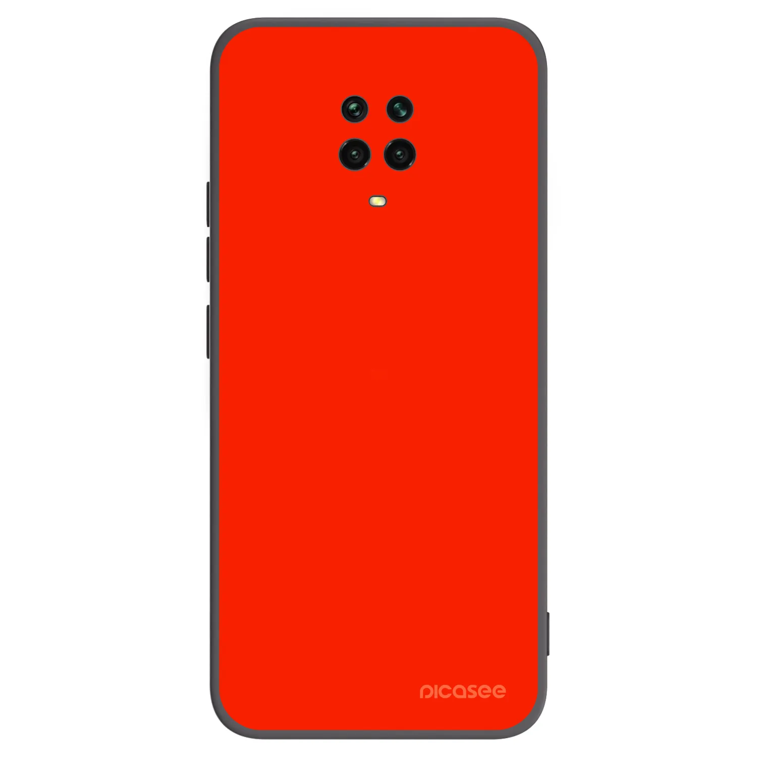 Picasee Xiaomi Redmi Note 9S Hülle - Schwarzes Silikon - Maranello Red