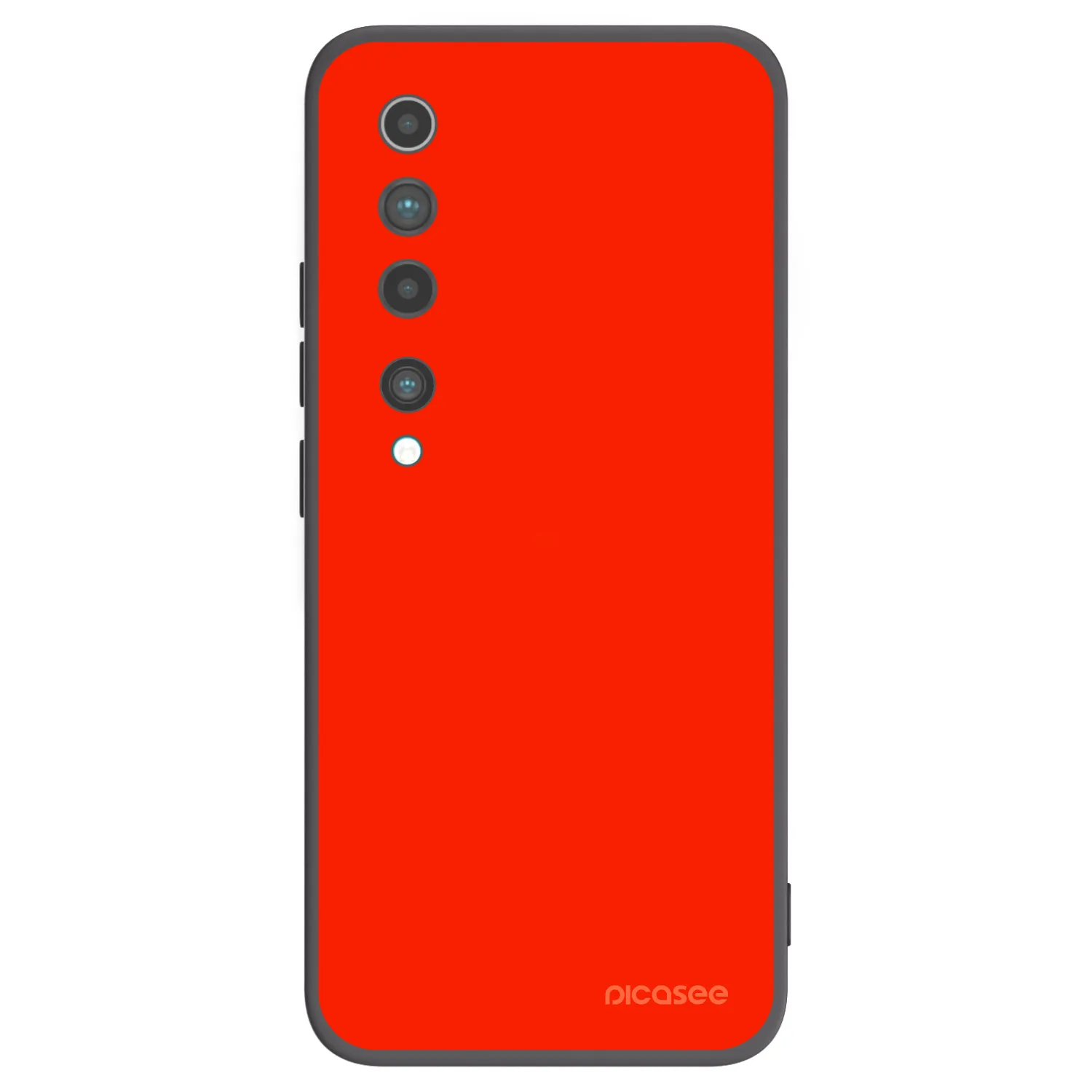Picasee Xiaomi Mi 10 Hülle - Schwarzes Silikon - Maranello Red