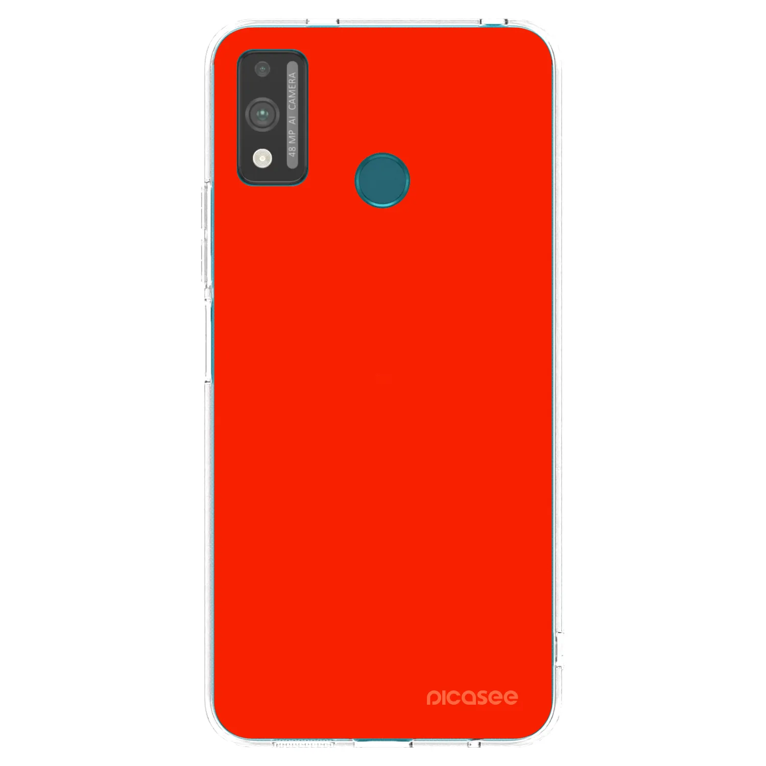 Picasee Honor 9X Lite Hülle - Transparentes Silikon - Maranello Red