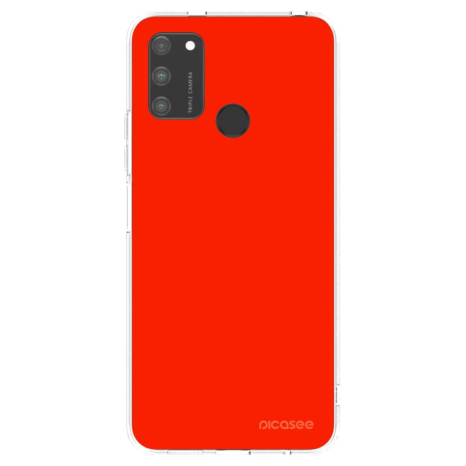 Picasee Honor 9A Hülle - Transparentes Silikon - Maranello Red