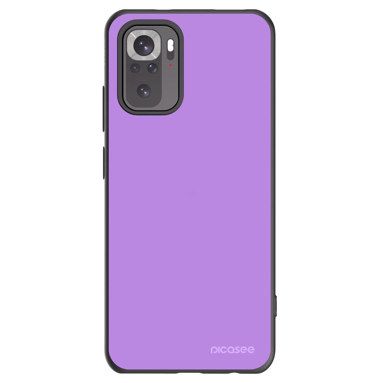 Picasee Xiaomi Redmi Note 10S Hülle - Schwarzes Silikon - Mystic Melody