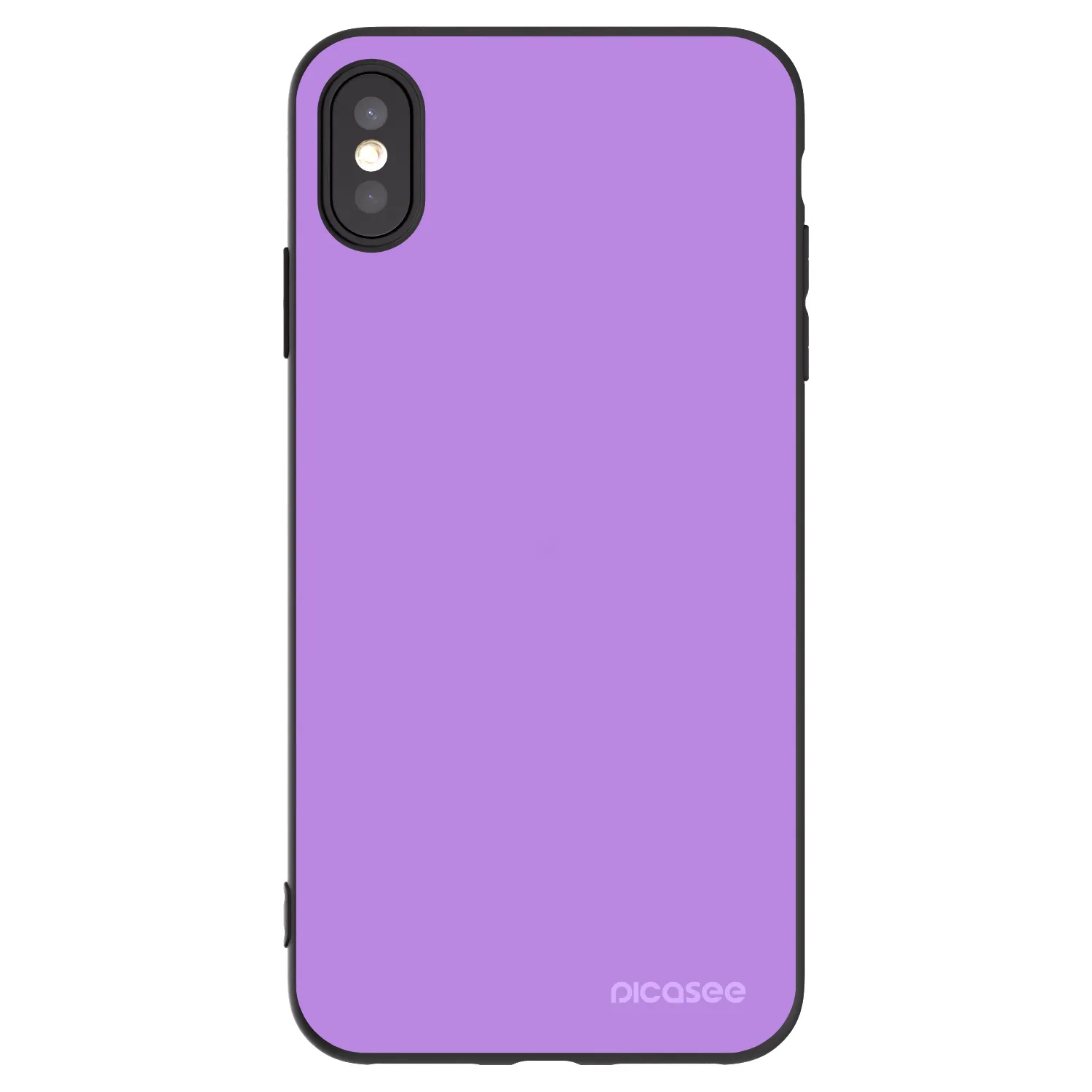 Picasee Apple iPhone XS Max Hülle - Schwarzes Silikon - Mystic Melody