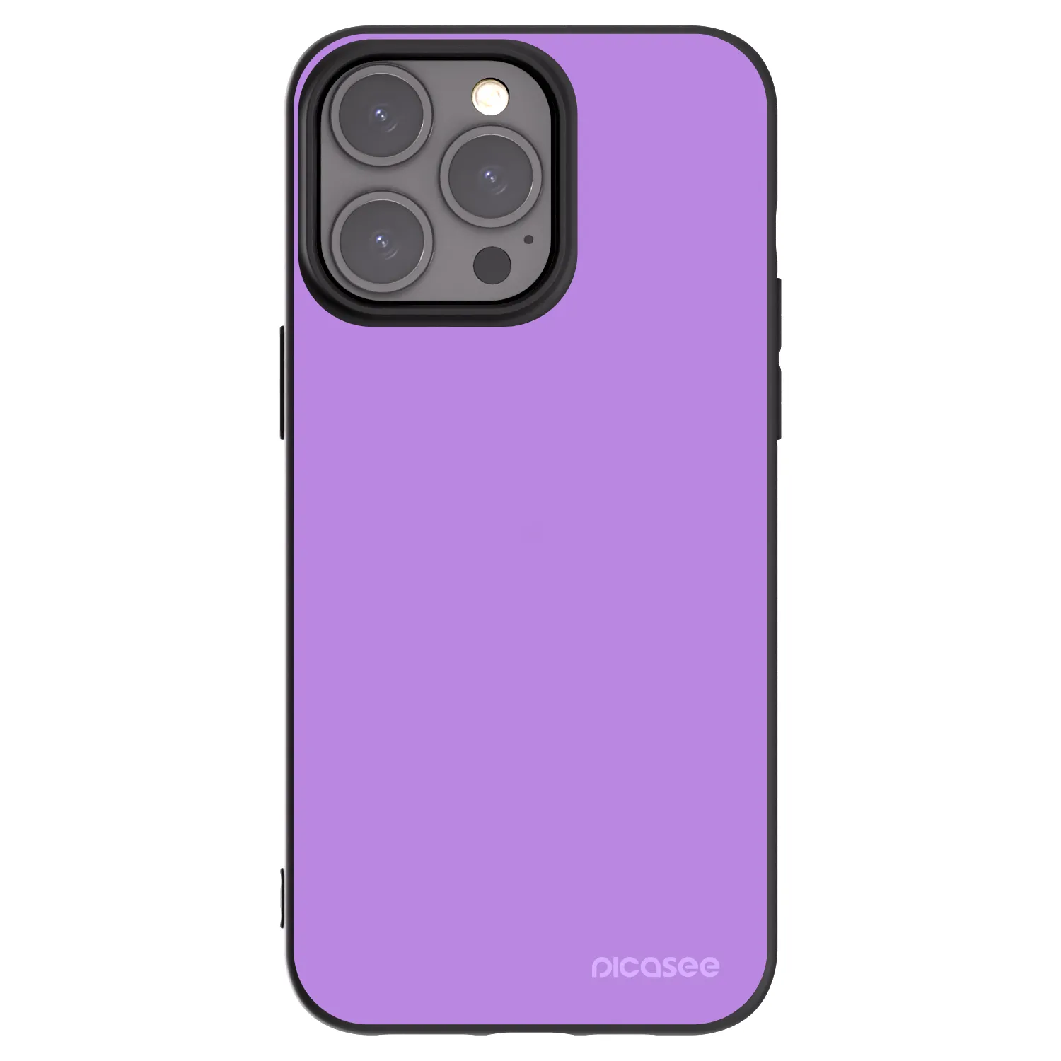 Picasee Apple iPhone 15 Pro Max Hülle - Schwarzes Silikon - Mystic Melody