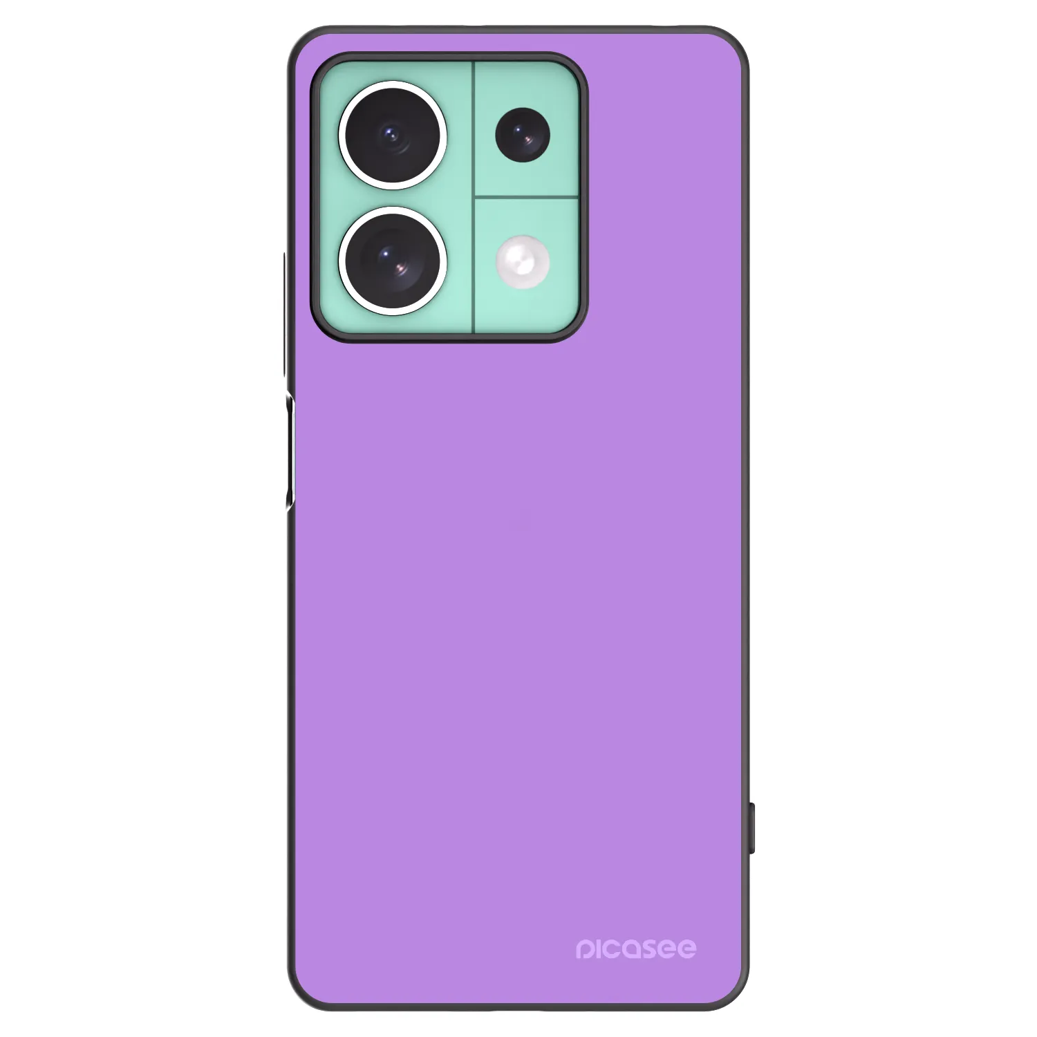 Picasee Xiaomi Redmi Note 13 5G Hülle - Schwarzes Silikon - Mystic Melody