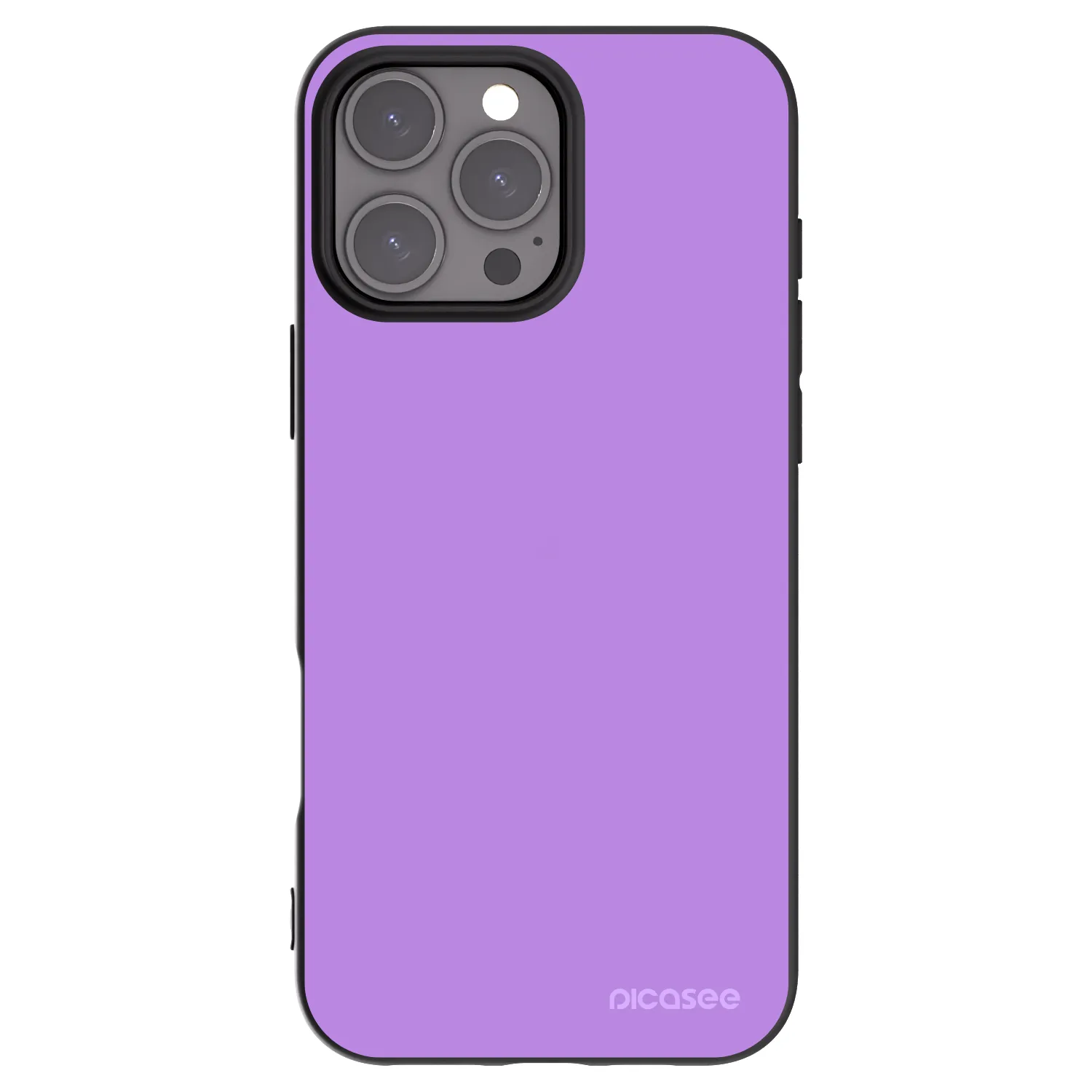 Picasee Apple iPhone 16 Pro Max Hülle - Schwarzes Silikon - Mystic Melody