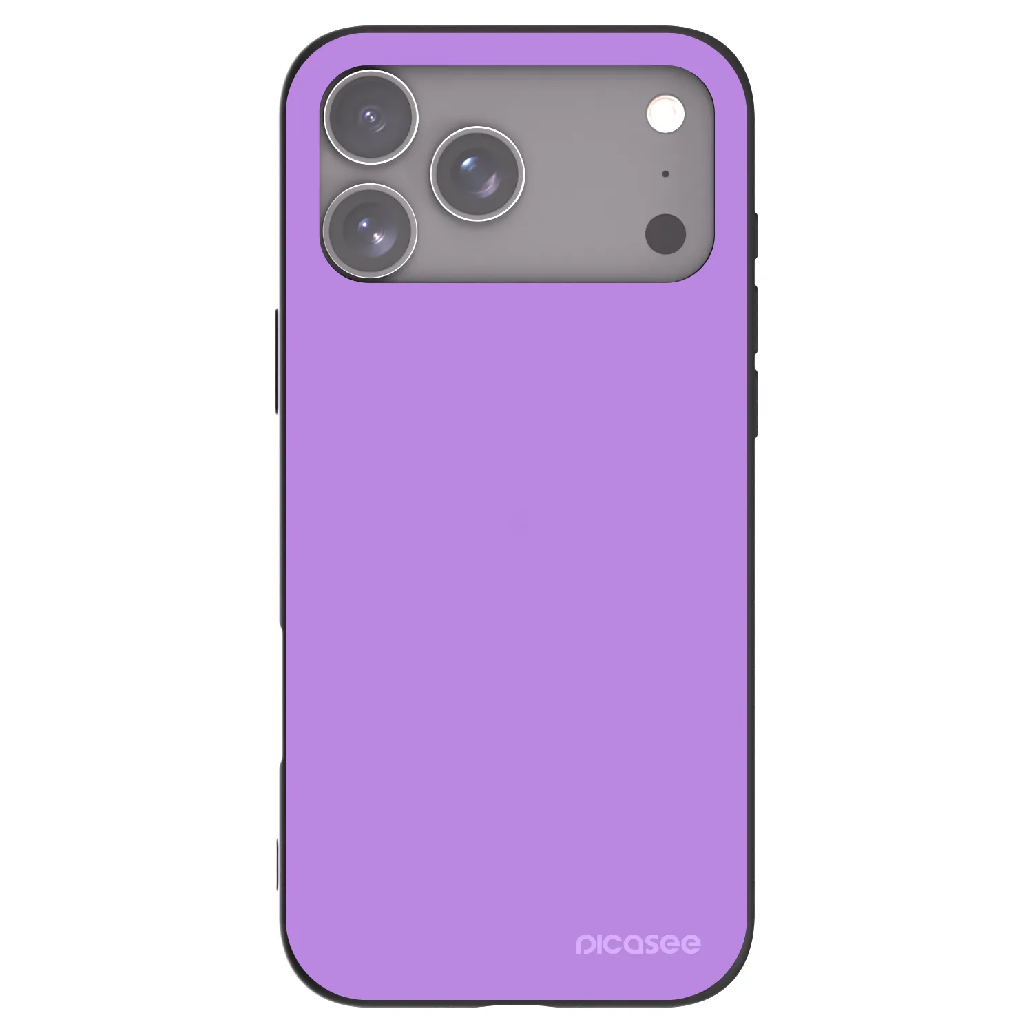 Picasee Apple iPhone 17 Pro Max Hülle - Schwarzes Silikon - Mystic Melody