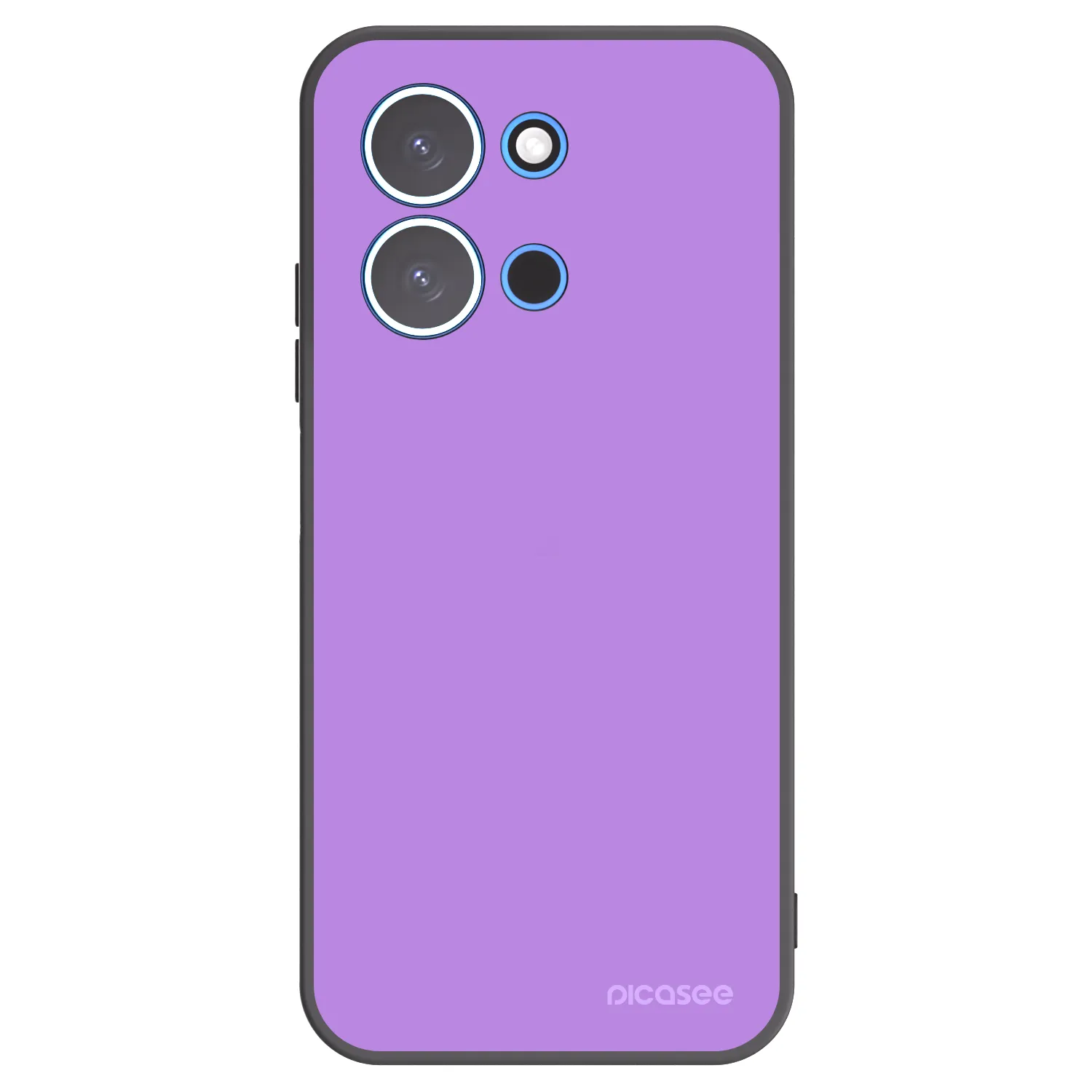 Picasee Xiaomi Redmi 15C 4G Hülle - Schwarzes Silikon - Mystic Melody