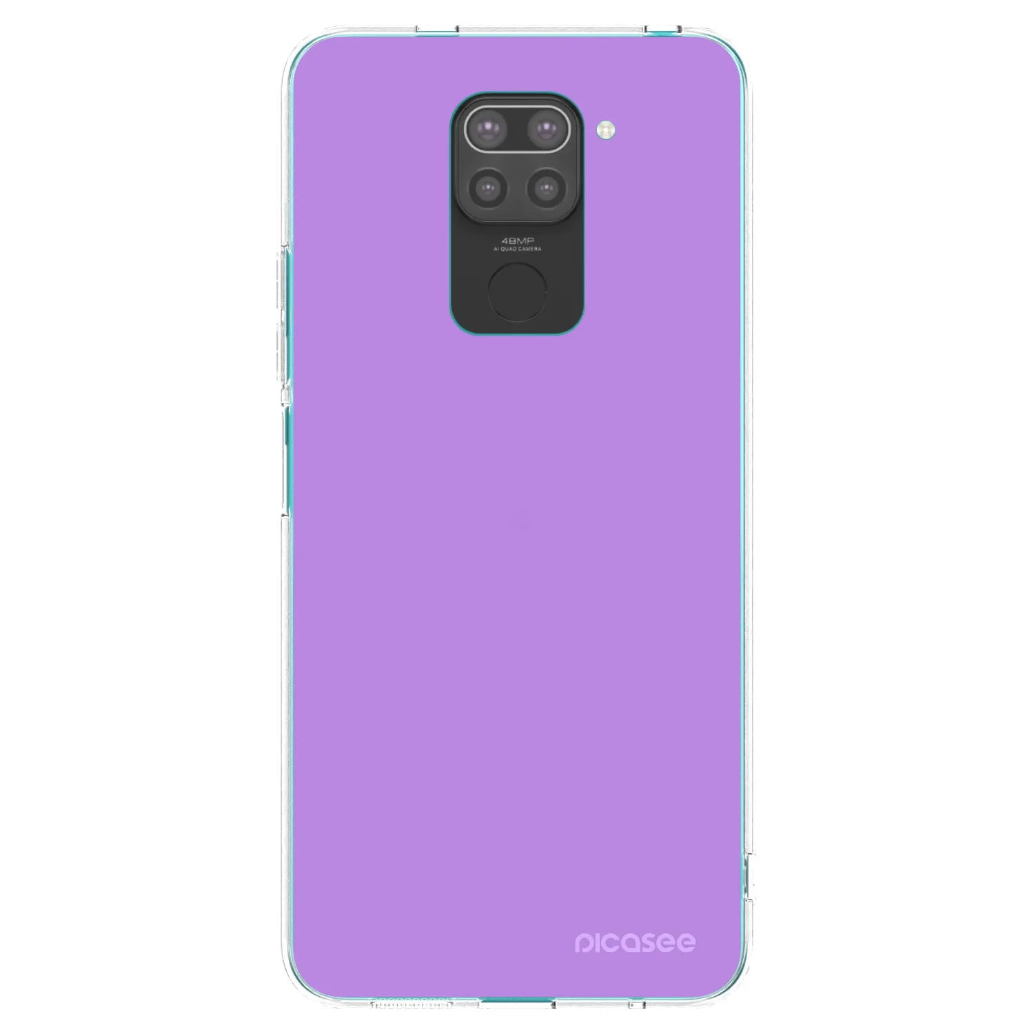 Picasee Xiaomi Redmi Note 9 Hülle - Schwarzes Silikon - Mystic Melody
