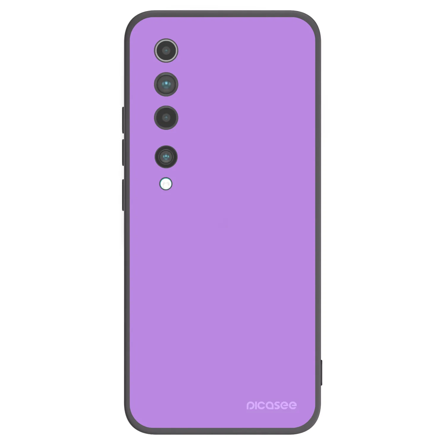 Picasee Xiaomi Mi 10 Hülle - Schwarzes Silikon - Mystic Melody