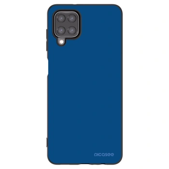 Picasee Samsung Galaxy A12 A125F Hülle - Schwarzes Silikon - Navy Blue