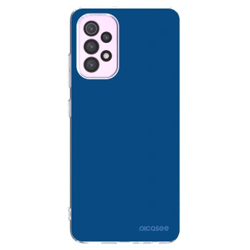 Picasee Samsung Galaxy A32 5G A326B Hülle - Transparentes Silikon - Navy Blue