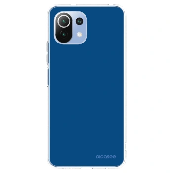 Picasee Xiaomi Mi 11 Lite Hülle - Transparentes Silikon - Navy Blue