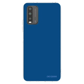 Picasee Xiaomi Redmi 9T Hülle - Transparentes Silikon - Navy Blue