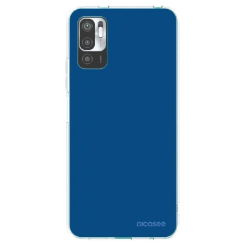 Picasee Xiaomi Redmi Note 10 5G Hülle - Transparentes Silikon - Navy Blue