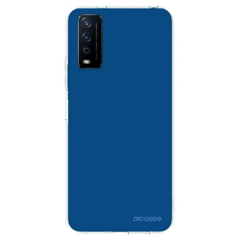 Picasee Vivo Y11s Hülle - Transparentes Silikon - Navy Blue
