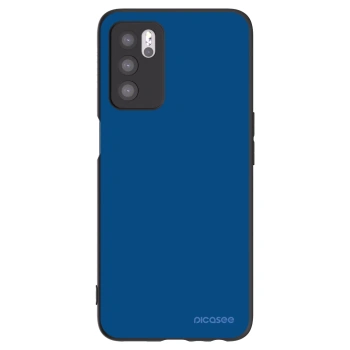 Picasee OPPO A16s Hülle - Schwarzes Silikon - Navy Blue