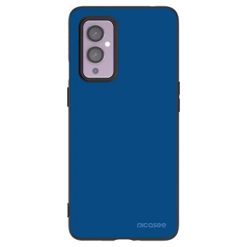 Picasee OnePlus 9 Hülle - Schwarzes Silikon - Navy Blue
