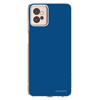 Picasee Motorola Moto G32 Hülle - Transparentes Silikon - Navy Blue