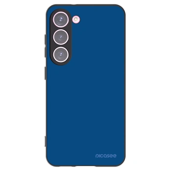 Picasee Samsung Galaxy S23 5G Hülle - Schwarzes Silikon - Navy Blue
